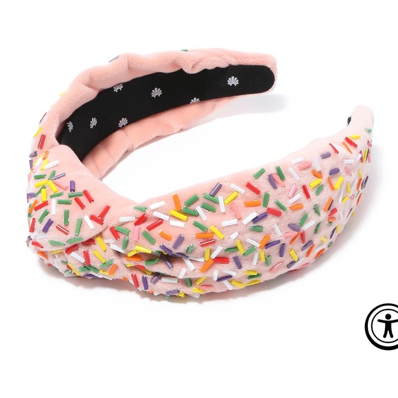 Lele Sadoughi Accessories - Lele Sadoughi Strawberry Birthday Cake Knotted Headband